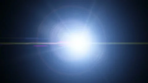Lens Flare Effect Abstract background Stock-Footage 158394908