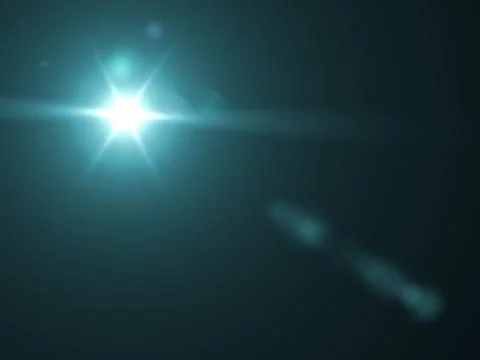 Lens flare effect on dark background. Digital illustration. 스톡 일러스트