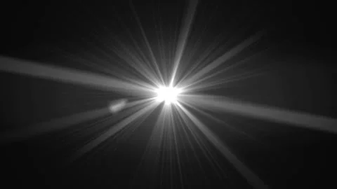 Lens flare effects on black background Stock Footage 253426960