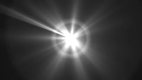 Lens flare effects on black background Stock Footage 253426993