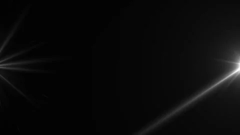 Lens flare effects on black background | Stock Video | Pond5