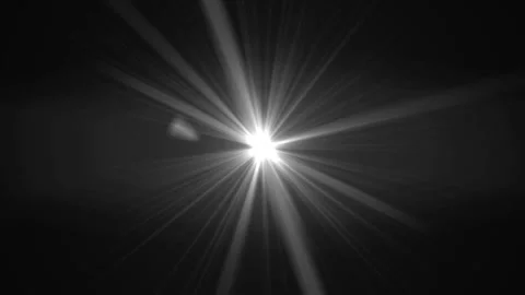 Lens flare effects on black background Stock Footage 253427151