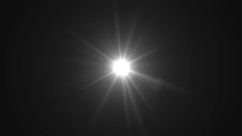 Lens flare effects on black background Stock Footage 253427158
