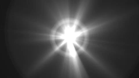 Lens flare effects on black background | Stock Video | Pond5