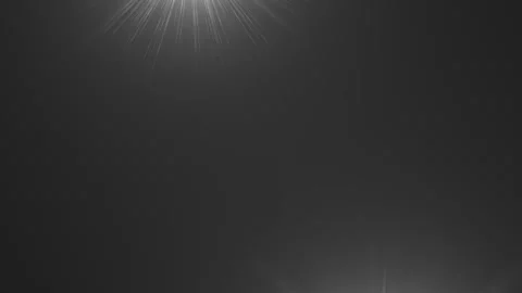 Lens flare effects on black background Stock Footage 253427358