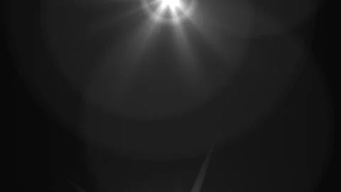 Lens flare effects on black background Stock Footage 253427380