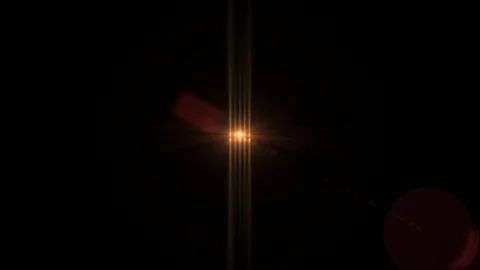 Lens flare element against black backdrop stock footage Stock Footage 100923822