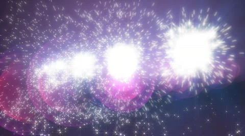 Lens flare explosion loop Stock Footage 739550