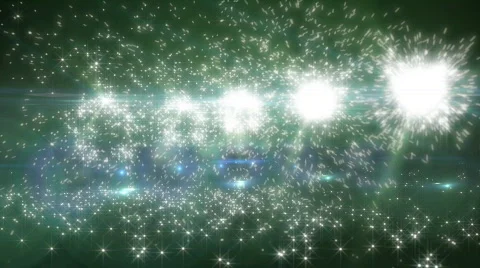 Lens flare explosion loop Stock Footage 739629