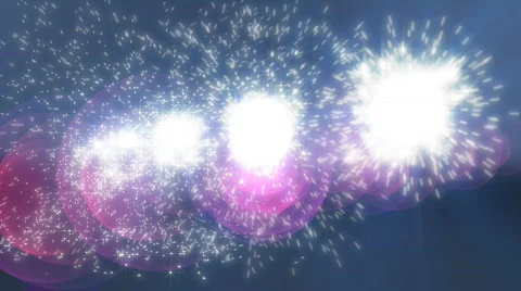 Lens flare explosion loop Video stock 739654