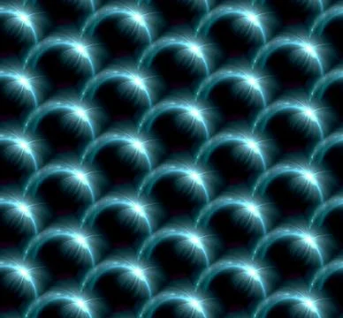 Lens Flare half ring pattern blue Stock Illustration