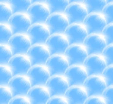 Lens Flare half ring pattern sky blue Illustrazione stock