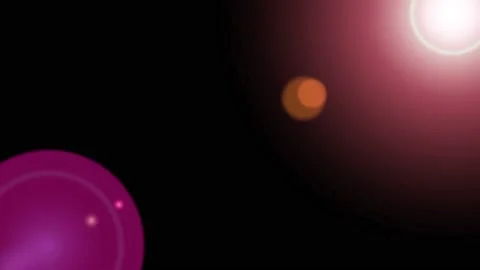 Lens flare highlights in motion Stock Footage 170942913