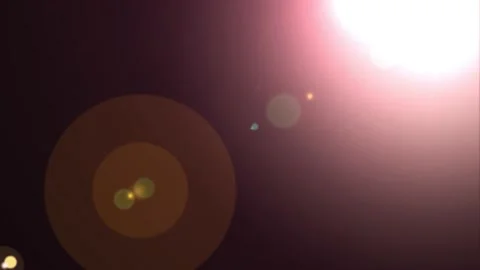 Lens flare highlights in motion Stock Footage 170943350