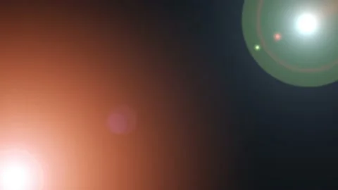 Lens flare highlights in motion Stock Footage 170943656