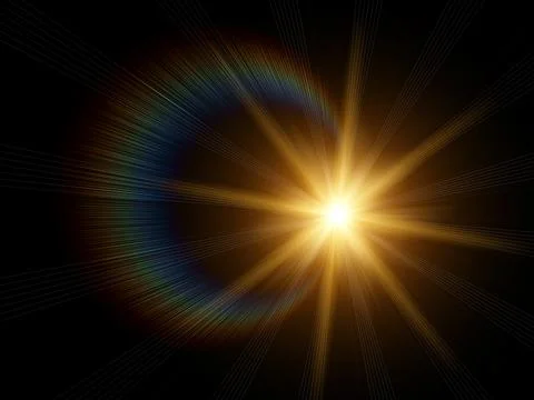Lens flare Stock Illustration