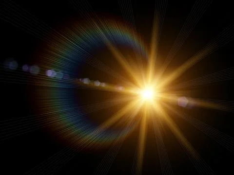 Lens flare Stock Illustration