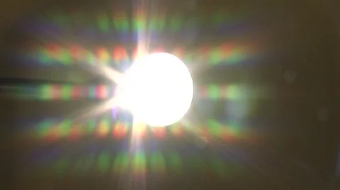 Lens flare led light Stock Footage 1105044