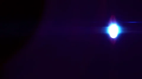Lens flare light and bright glows over black background. Abstract overlay filter Stock Footage 122741702
