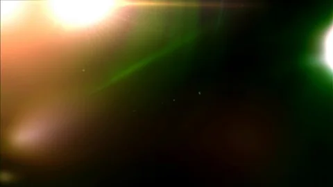 Lens flare light and bright glow over black background. Abstract overlay filter Stock Footage 122742882