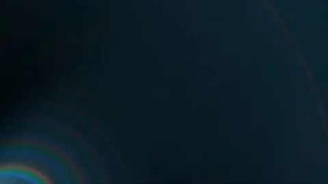Lens flare light and bright glow over black background. Abstract overlay filter Stock Footage 122743381