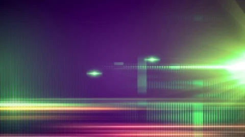 Lens flare light and bright glow over black background. Abstract overlay filter Stock Footage 122745169