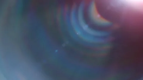 Lens flare light and bright glow over black background. Abstract overlay filter Stock Footage 122752003