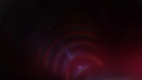 Lens flare light and bright glow over black background. Overlay filter Stock Footage 122756313