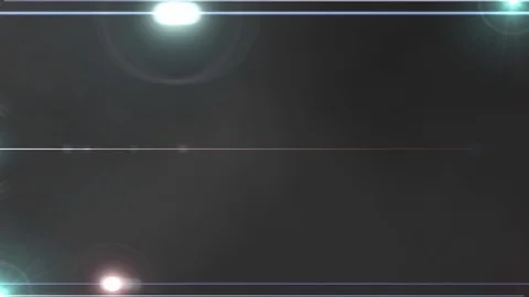Lens flare light and glow horizontal over black background. Abstract overlay Video stock 122740153