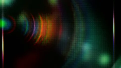 Lens flare light and prism effect over black background. Abstract overlay filter Stock Footage 122760930