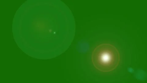 Lens Flare Light Effect on Green Screen | Glowing Optical Flares Overlay Stock Footage 314796996