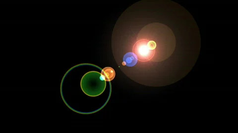 Lens Flare Light Stock Footage 322399