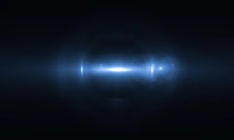 Lens Flare light over background. Easy to add overlay or screen filter over Stock Illustration