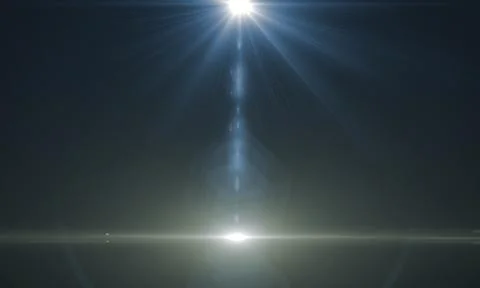 Lens Flare light over background. Easy to add overlay or screen filter over Stock Illustration