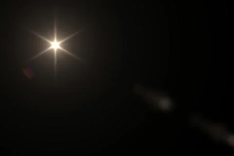 Lens flare light. 写真素材