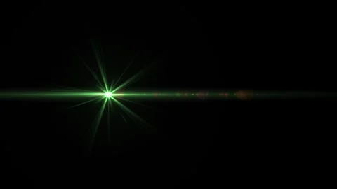 Lens flare Lights effects black screen animation overlay 7 colors Stock Footage 279681971