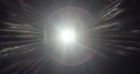Lens flare made with hand modified vintage lens and custom filters. As the Stock Footage 166076749