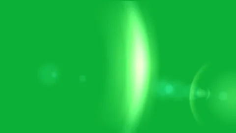 Lens flare moving on greenscreen background Stock-Footage 262300532