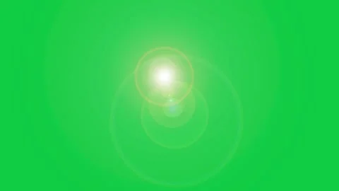 Lens flare moving horizontal light overlay animation on green screen background Stock Footage 280238832