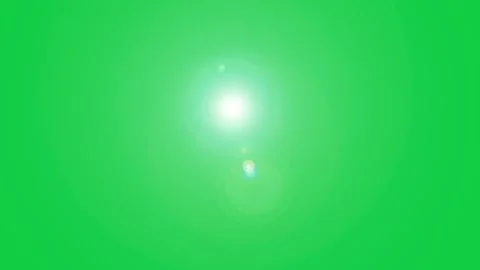 Lens flare moving horizontal light overlay animation on green screen background Stock Footage 280238835