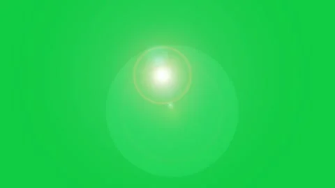 Lens flare moving horizontal light overlay animation on green screen background Stock Footage 280238837