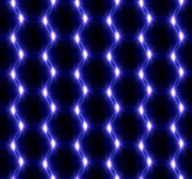 Lens Flare overlap blue ring pattern Stock Illustration