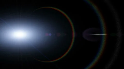 Lens Flare Reveal Stock Footage 30695895