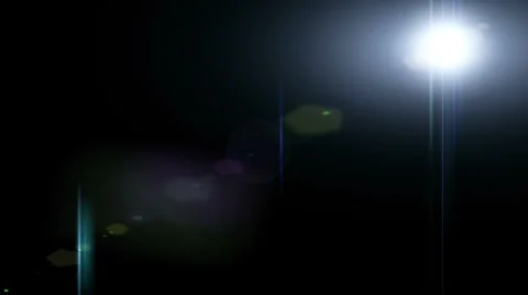 Lens Flare Reveal Video stock 30736422