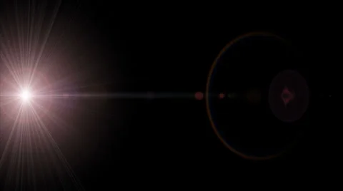 Lens Flare Reveal Stock Footage 31745524