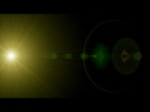 Lens Flare Reveal Stock Footage 31804253