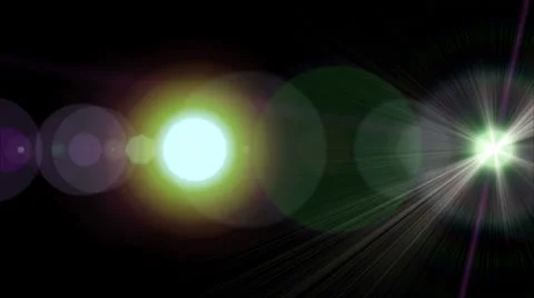 Lens Flare Reveal Stock Footage 31808284