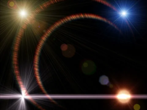 Lens Flare Reveal Stock Footage 31808497