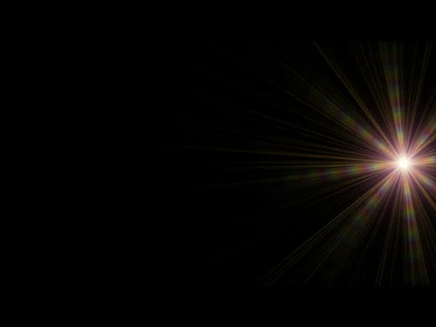 Lens Flare Reveal Video stock 31808592