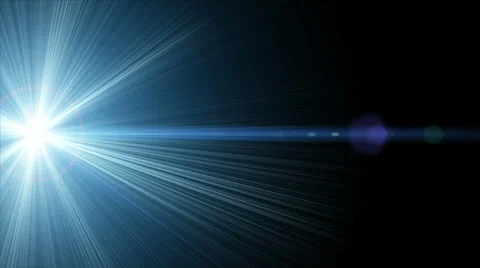 Lens Flare Reveal Stock Footage 31809107